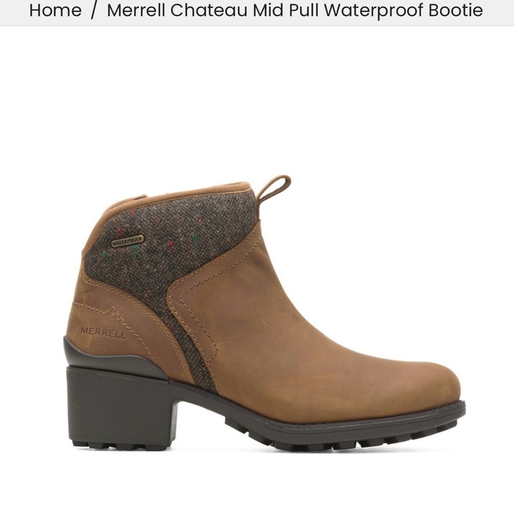 Merrell Chateau Mid Pull Waterproof Bootie